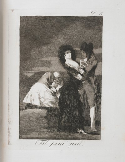 Planche de Los Caprichos, 1797-1798 - Francisco de Goya